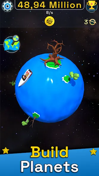 Planet Evolution: Idle Clicker (Планета Эволюция)  [МОД Много денег] Screenshot 1