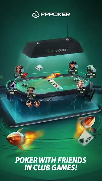 PPPoker-Home Games  [МОД Unlocked] Screenshot 4