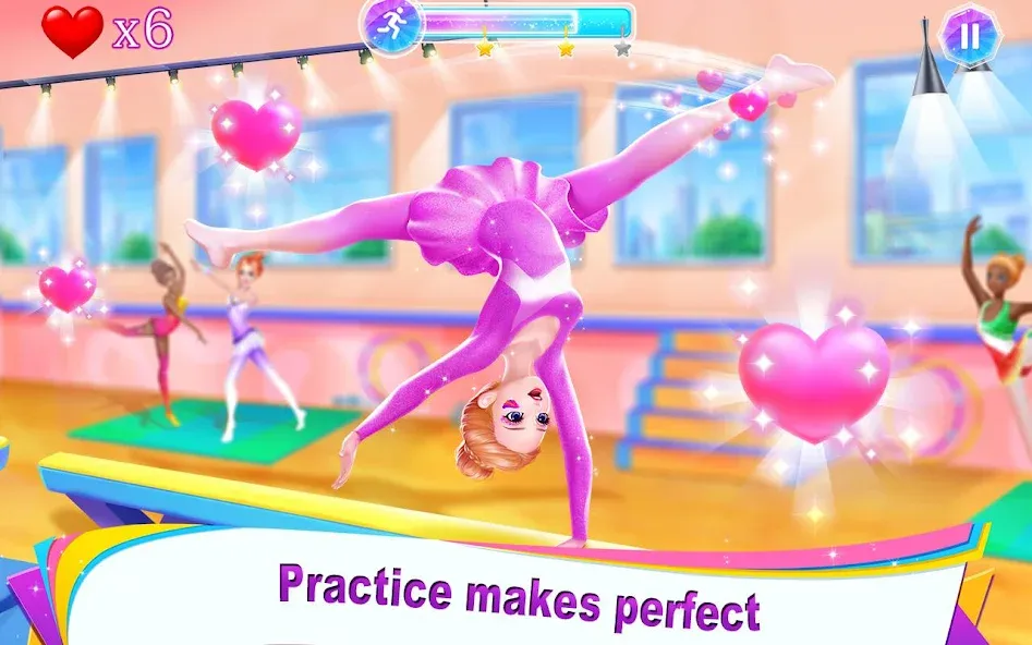 Gymnastics Queen (Джимнастикс Квин)  [МОД Menu] Screenshot 4