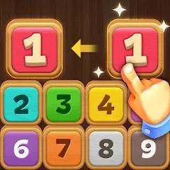 Взлом Merge Wood: Block Puzzle (Мерж Вуд)  [МОД Unlimited Money] - последняя версия apk на Андроид