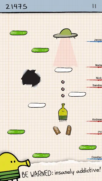 Doodle Jump (Дудл Джамп)  [МОД Бесконечные монеты] Screenshot 1