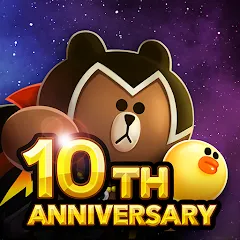 Взломанная LINE Rangers: Brown-Cony Wars!  [МОД Много монет] - полная версия apk на Андроид