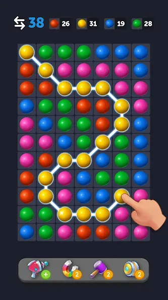 Bubble Link - Connect & Match (Бабл Линк)  [МОД Unlimited Money] Screenshot 1