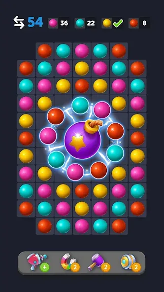 Bubble Link - Connect & Match (Бабл Линк)  [МОД Unlimited Money] Screenshot 2