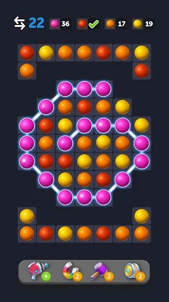 Bubble Link - Connect & Match (Бабл Линк)  [МОД Unlimited Money] Screenshot 5