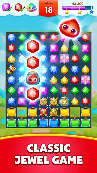 Jewels Legend - Match 3 Puzzle (Джуэл Легенд)  [МОД Mega Pack] Screenshot 1