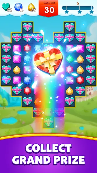 Jewels Legend - Match 3 Puzzle (Джуэл Легенд)  [МОД Mega Pack] Screenshot 5