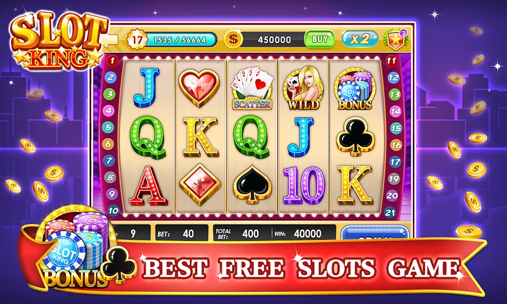 Slots Machines - Vegas Casino  [МОД Много монет] Screenshot 3