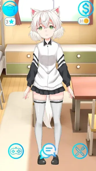 My anime girl 2 (Май аниме грл 2)  [МОД Unlocked] Screenshot 5