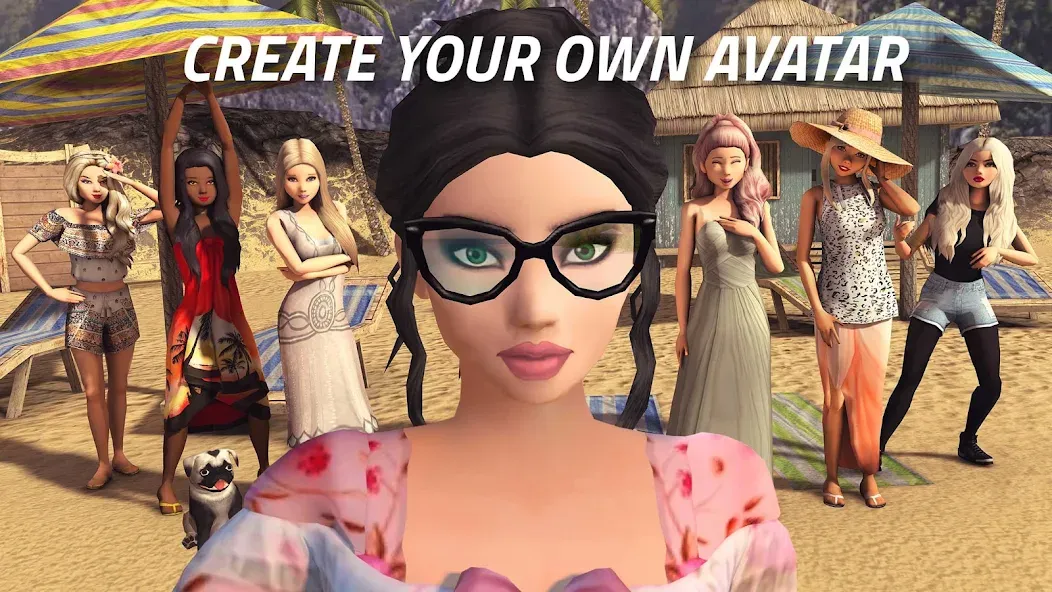 Avakin Life - 3D Virtual World (Авакин Лайф)  [МОД Все открыто] Screenshot 1