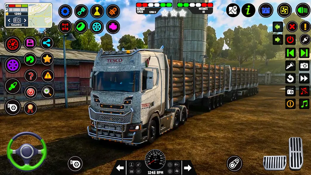 City Truck Simulator 2023  [МОД Бесконечные деньги] Screenshot 2