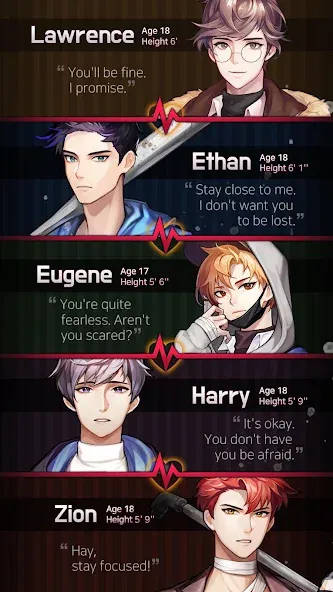 Dangerous Fellows:Otome Dating  [МОД Mega Pack] Screenshot 3