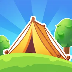 Взломанная Campsite Craze: Puzzle Merge (Кемпинговая Лихорадка)  [МОД Все открыто] - стабильная версия apk на Андроид