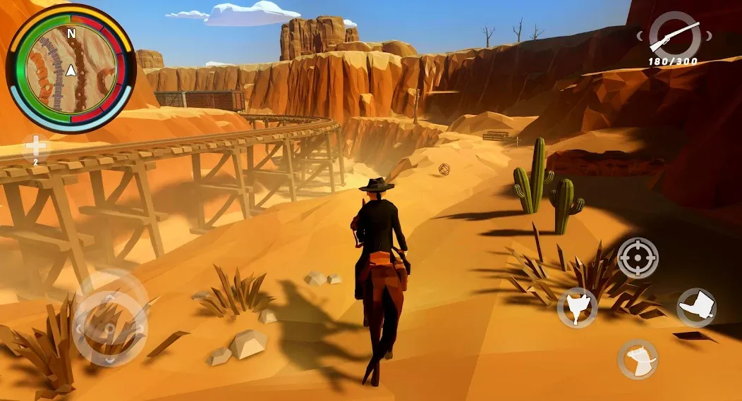 West Cowboy Western Polygon  [МОД Бесконечные деньги] Screenshot 1