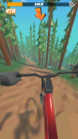 Bike Hill 3D (Байк Хилл 3Д)  [МОД Много монет] Screenshot 4