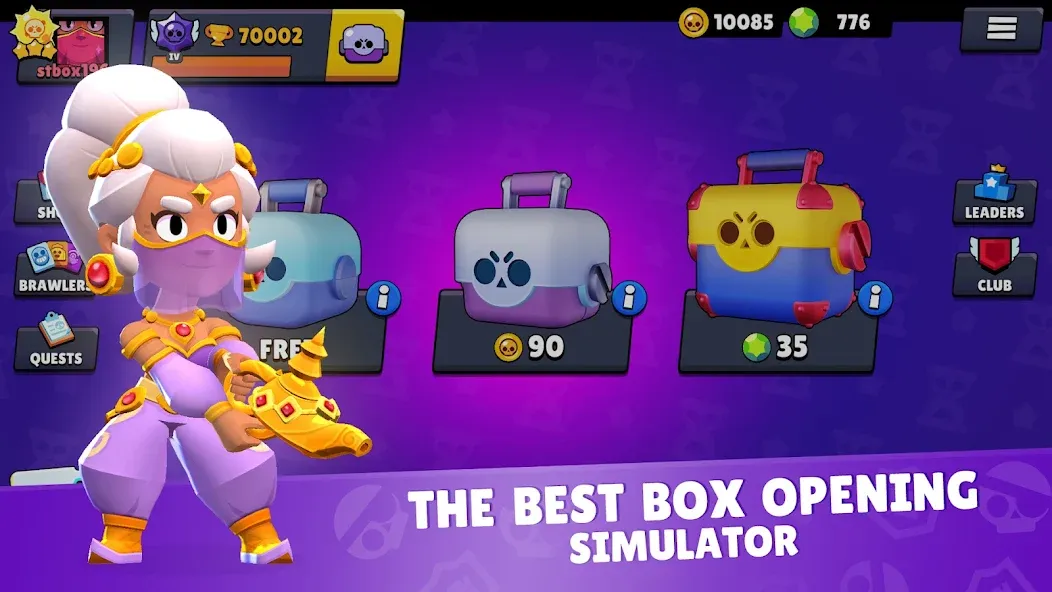 Star Box Simulator for BS  [МОД Много монет] Screenshot 1