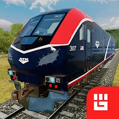 Скачать взлом Train Simulator PRO USA (Трейн Симулятор ПРО США)  [МОД Все открыто] - стабильная версия apk на Андроид