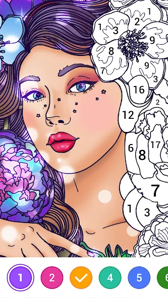 Magic Paint: Color by number (Магик Пейнт)  [МОД Menu] Screenshot 1