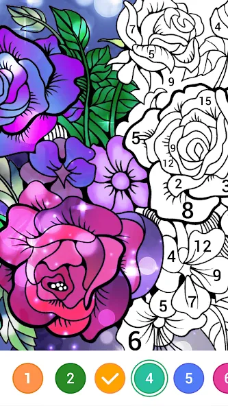 Magic Paint: Color by number (Магик Пейнт)  [МОД Menu] Screenshot 2