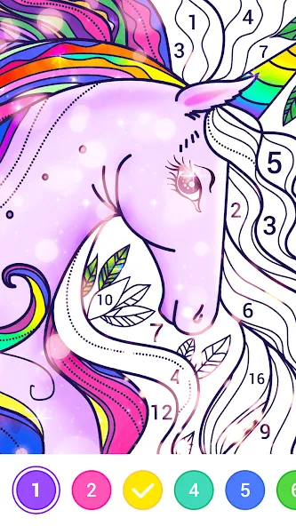 Magic Paint: Color by number (Магик Пейнт)  [МОД Menu] Screenshot 5