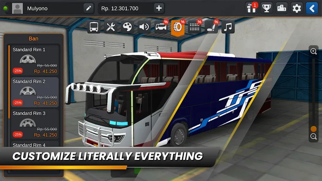 Bus Simulator Indonesia (Бус Симулятор Индонезия)  [МОД Unlimited Money] Screenshot 3