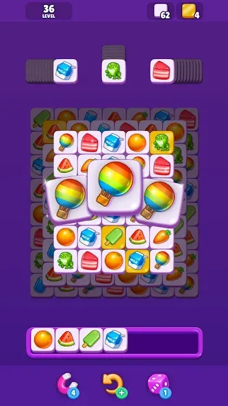 Tile Match - Matching Game (Тайл Матч)  [МОД Все открыто] Screenshot 3