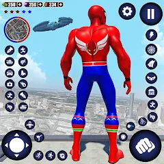 Взлом Flying Superhero Robot Games (Флайинг Супергерой Робот Игры)  [МОД Menu] - стабильная версия apk на Андроид