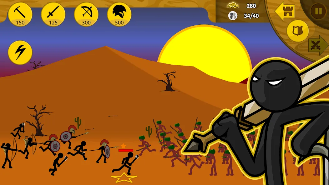 Stick War: Legacy (Стик Вар)  [МОД Много монет] Screenshot 4