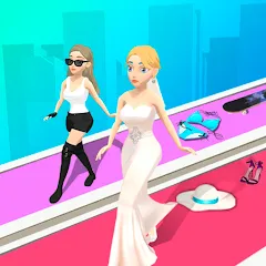 Скачать взломанную Fashion Battle - Catwalk Queen  [МОД Menu] - стабильная версия apk на Андроид