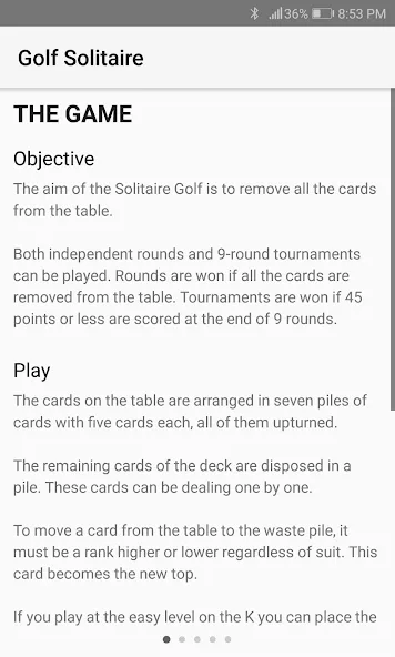 Golf Solitaire (Гольф солитер)  [МОД Меню] Screenshot 4