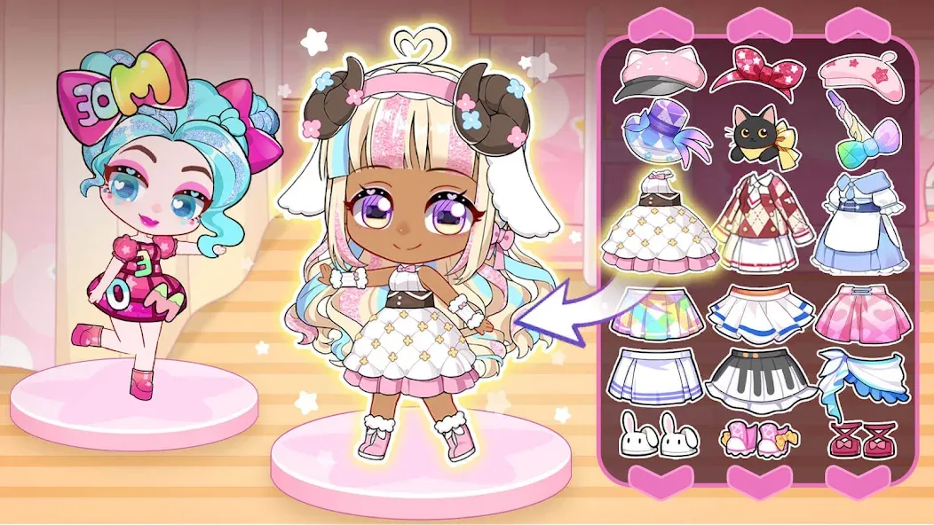 Chibi Doll: My School (Чиби Долл)  [МОД Mega Pack] Screenshot 2