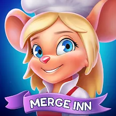 Взломанная Merge Inn - Cafe Merge Game (Мердж Инн)  [МОД Бесконечные деньги] - полная версия apk на Андроид