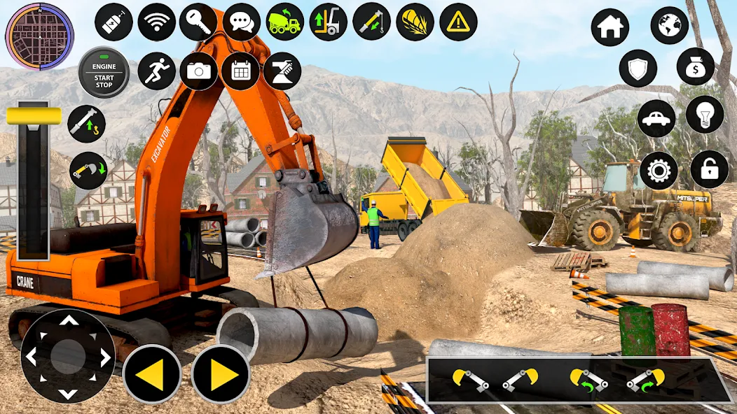 Construction Excavator Game 3D  [МОД Mega Pack] Screenshot 1