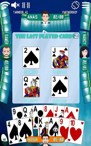 Golden Card Games Tarneeb Trix (Голден Кард Геймс Тарниб Трикс)  [МОД Бесконечные монеты] Screenshot 5