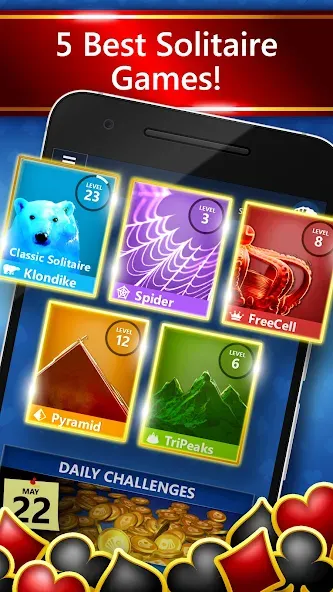 Microsoft Solitaire Collection (Майкрософт Солитер Коллекшн)  [МОД Бесконечные деньги] Screenshot 1