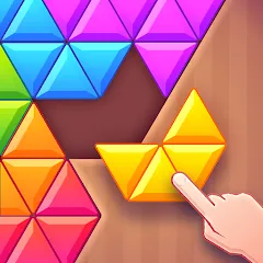 Скачать взлом Triangles & Blocks (Полиблок)  [МОД Все открыто] - стабильная версия apk на Андроид