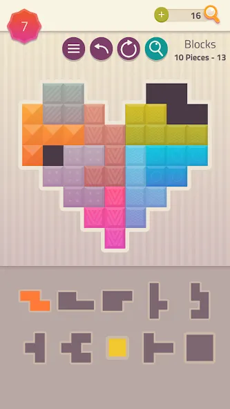 Polygrams - Tangram Puzzles (Полиграммы)  [МОД Все открыто] Screenshot 3