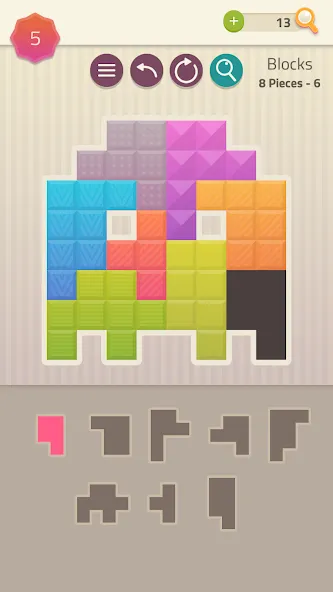 Polygrams - Tangram Puzzles (Полиграммы)  [МОД Все открыто] Screenshot 5