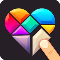 Взлом Polygrams - Tangram Puzzles (Полиграммы)  [МОД Все открыто] - полная версия apk на Андроид