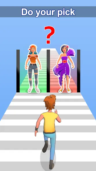 Girl Run 3D - Fun Running Game (девушка бежит)  [МОД Бесконечные монеты] Screenshot 3