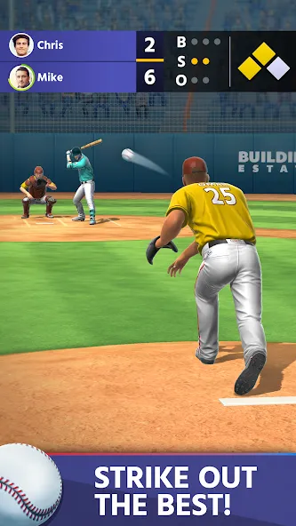 Baseball: Home Run Sports Game (Бейсбол)  [МОД Menu] Screenshot 3