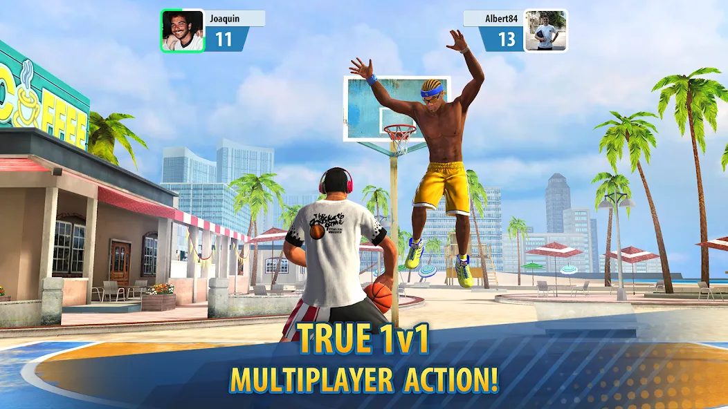 Basketball Stars: Multiplayer (Баскетбол Старс)  [МОД Много монет] Screenshot 2