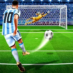 Скачать взломанную Football Strike: Online Soccer (Футбольный забастовка)  [МОД Меню] - полная версия apk на Андроид