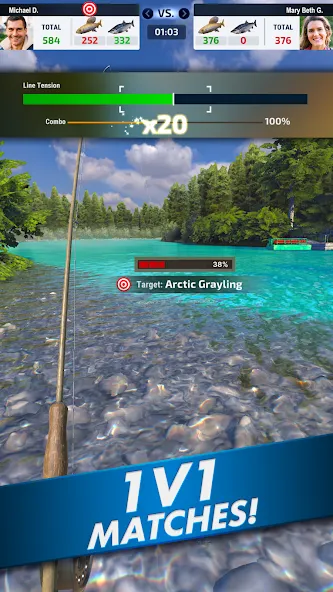 Ultimate Fishing! Fish Game  [МОД Unlimited Money] Screenshot 2