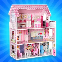 Взлом Girl Doll House Design & Clean  [МОД Бесконечные деньги] - полная версия apk на Андроид