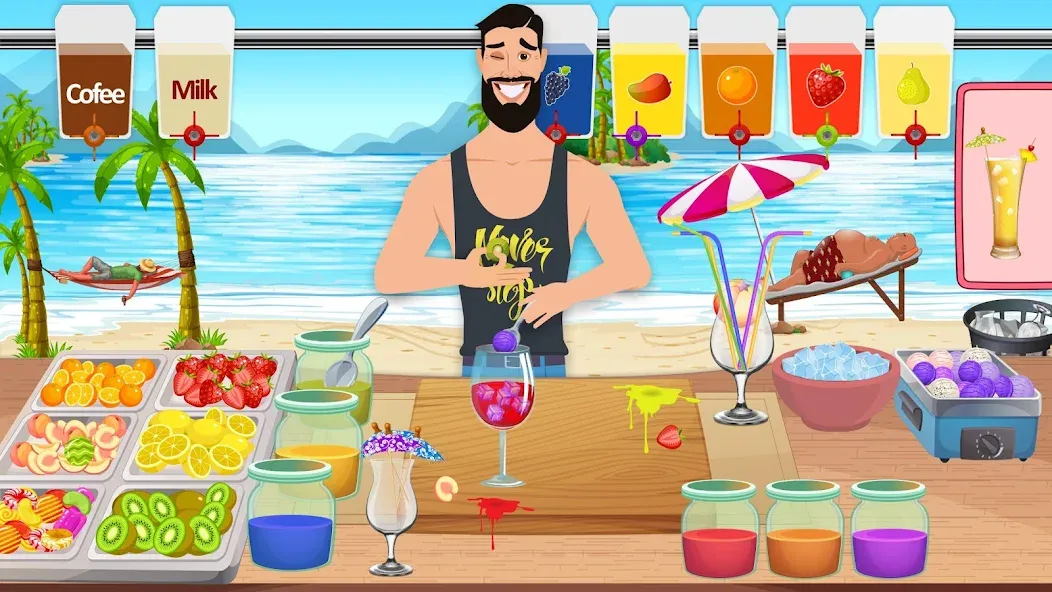 Boba cocktail:DIY recipe games  [МОД Unlimited Money] Screenshot 2