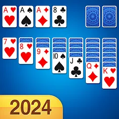 Взломанная Solitaire Card Game (Солитер карточная игра)  [МОД Много денег] - полная версия apk на Андроид