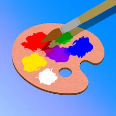 Взломанная Mix & Paint  [МОД Все открыто] - полная версия apk на Андроид