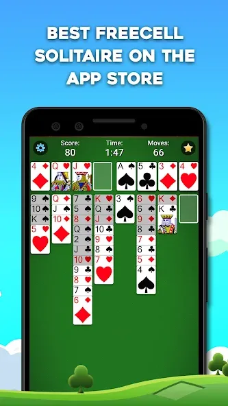 FreeCell Solitaire: Card Games (Фрицелл пасьянс)  [МОД Много монет] Screenshot 2