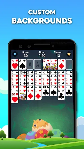 FreeCell Solitaire: Card Games (Фрицелл пасьянс)  [МОД Много монет] Screenshot 3